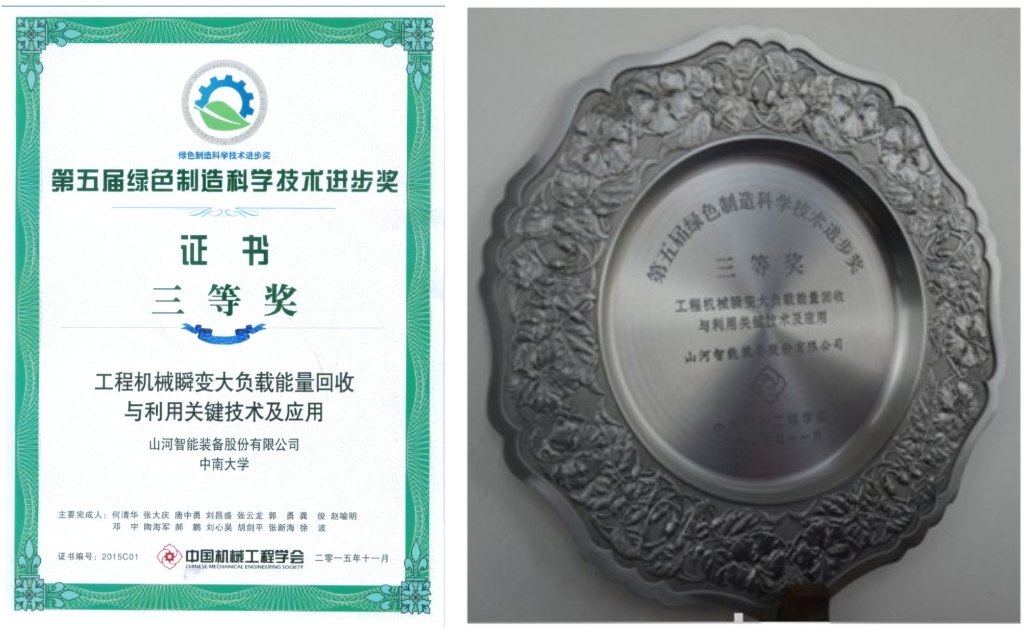 2138cn太阳集团城智能荣获中国机械工程学会“绿色制作科技进取奖”