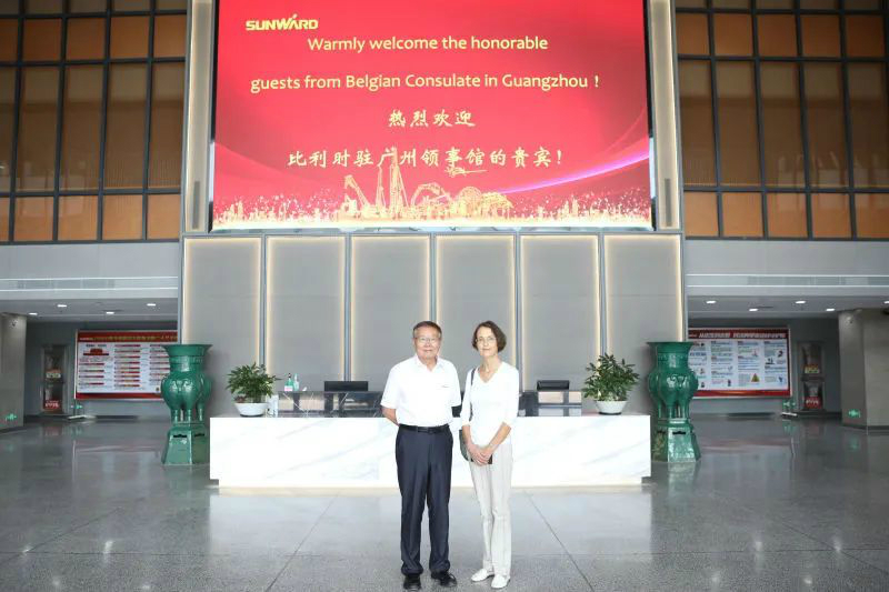 比利时商务领事到访2138cn太阳集团城智能