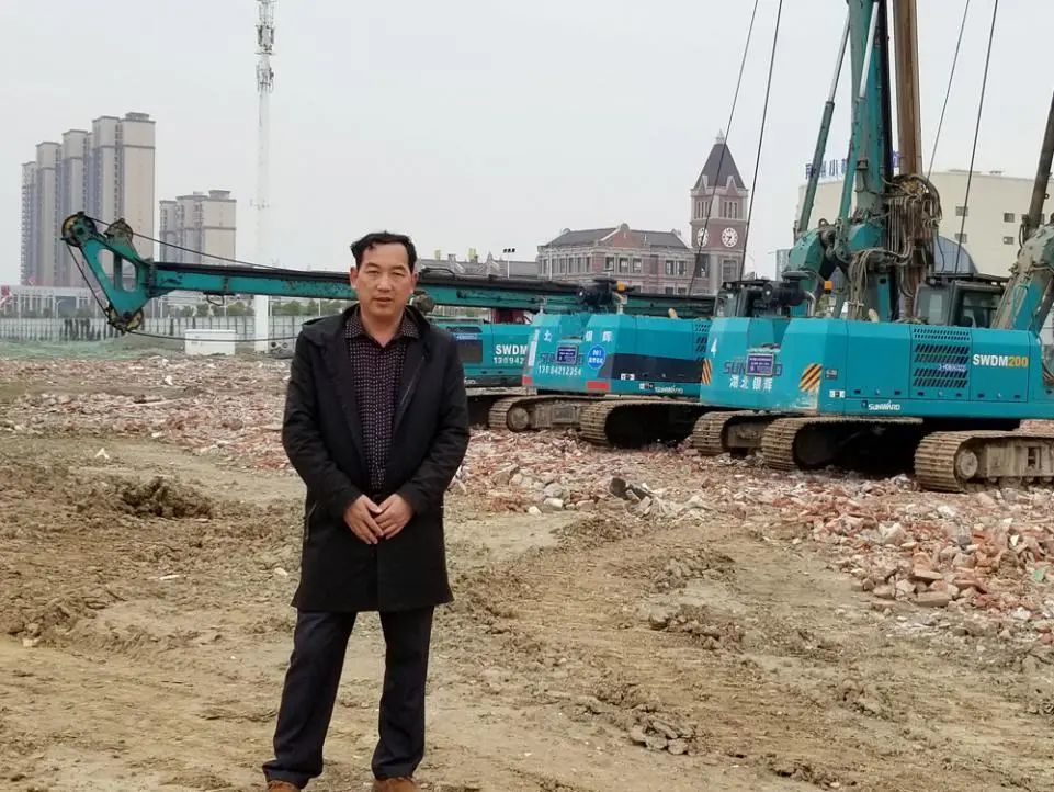 飒！他以11台旋挖钻占据荆州房建市场