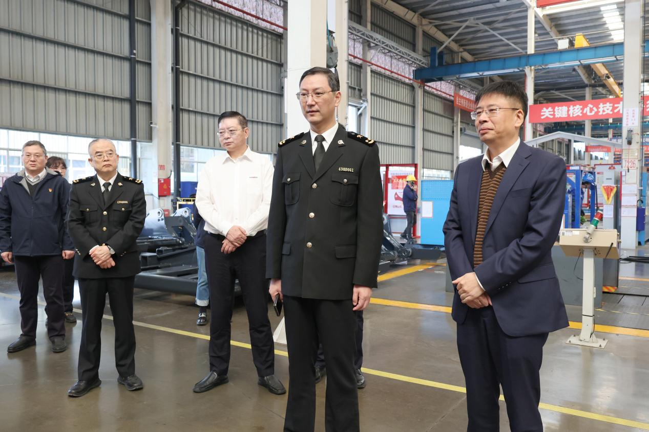 长沙海关关长、、、党委书记顾炯调研2138cn太阳集团城智能